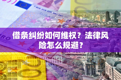北京借条纠纷如何维权？法律风险怎么规避？